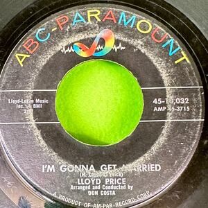 LLOYD PRICE - Three Little Pigs / I'm‎ Gonna Get Married  45rpm Vinyl Record